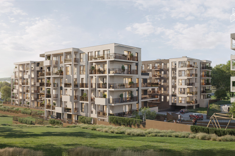 widok na nowe osiedle